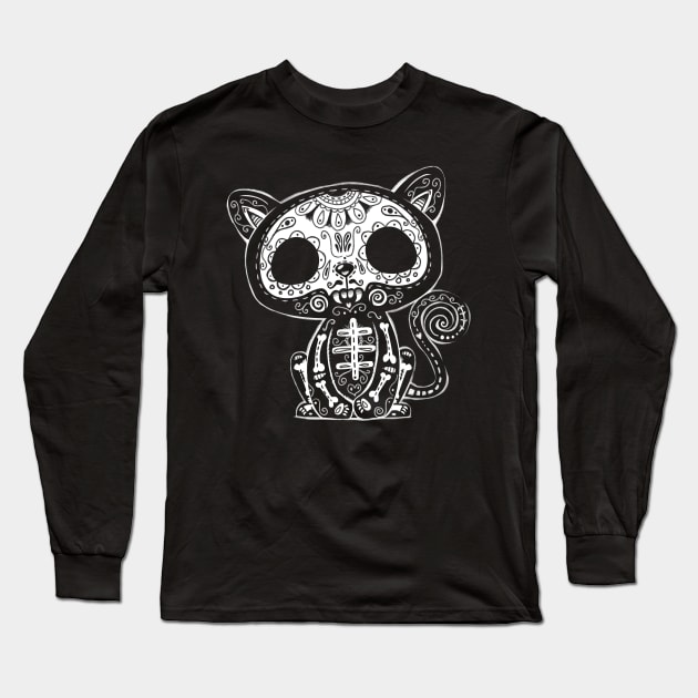 Day of the Kitty Long Sleeve T-Shirt by wotto